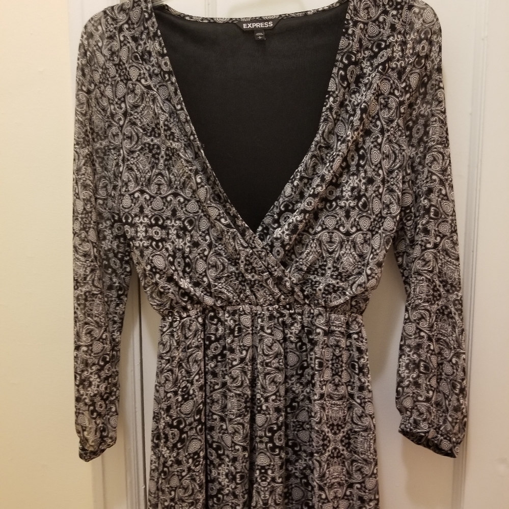 Black and white romper from Express